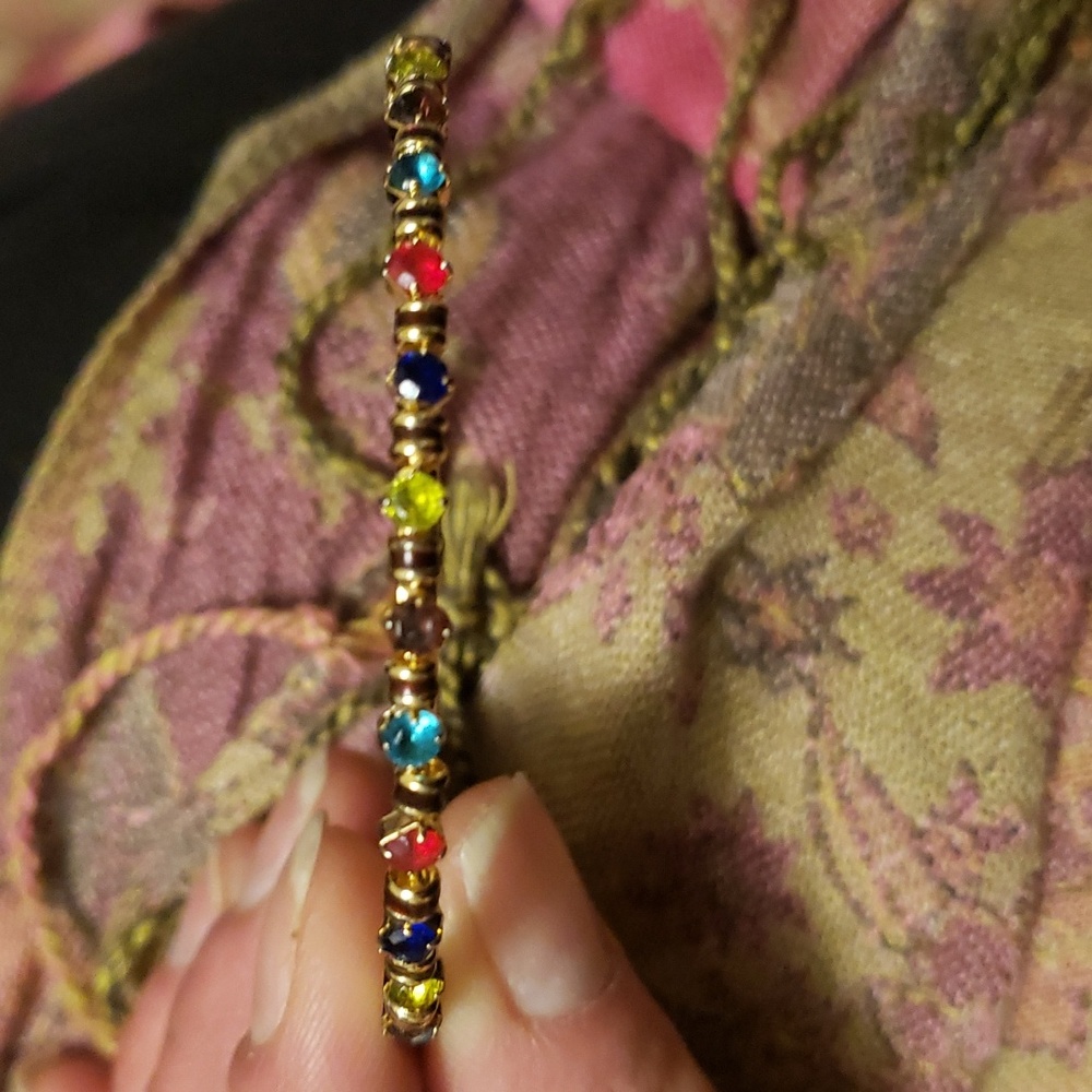 Vintage gemstone bracelet